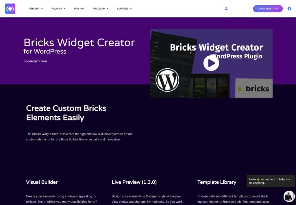Bricks Widget Creator