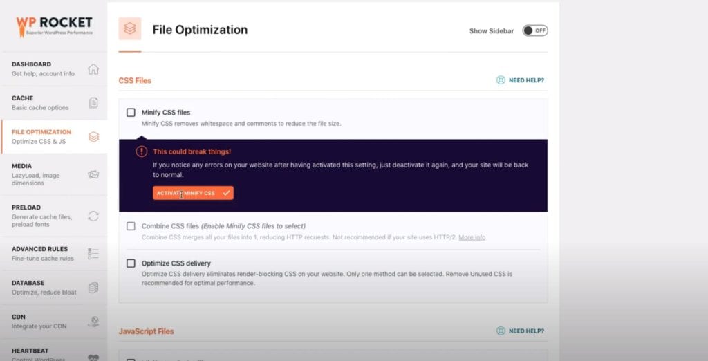 WP-Rocket Plugin