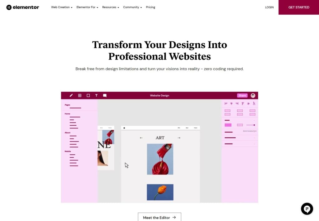 Elementor For Designers