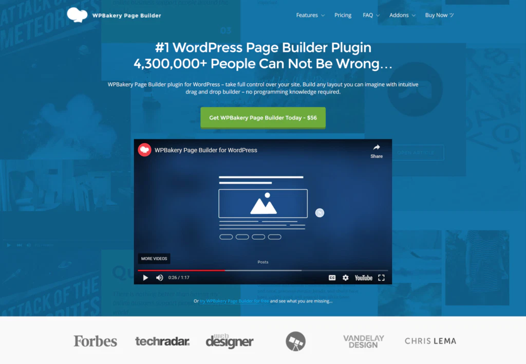 WP Bakery Visual Builder