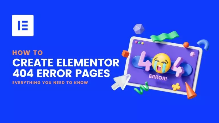 custom elementor 404 pages