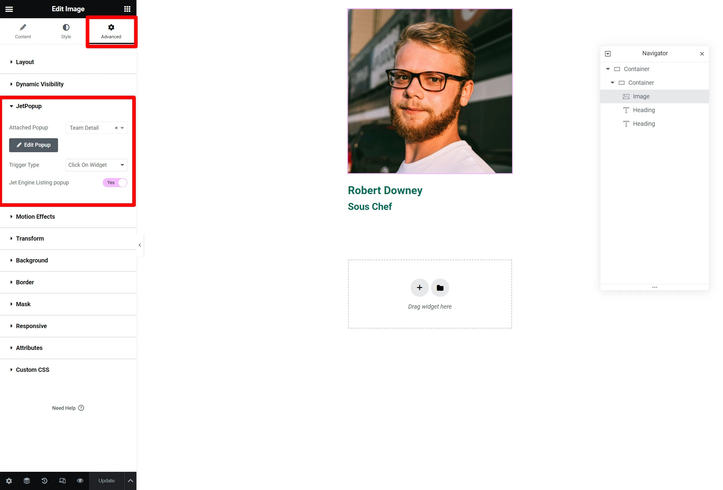 jetpopup listing grid design