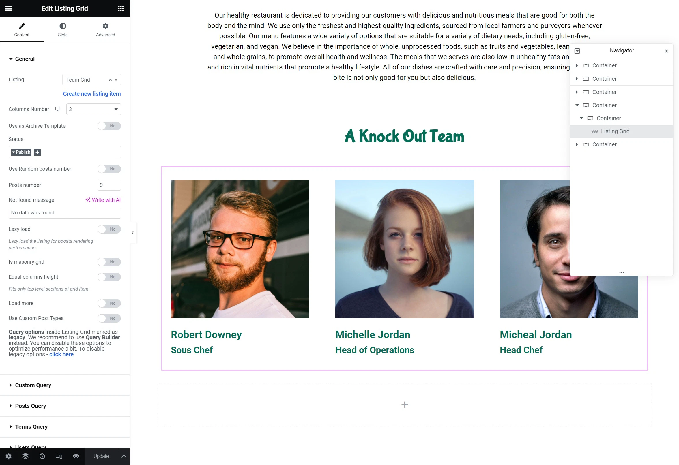 jetpopup listing grid